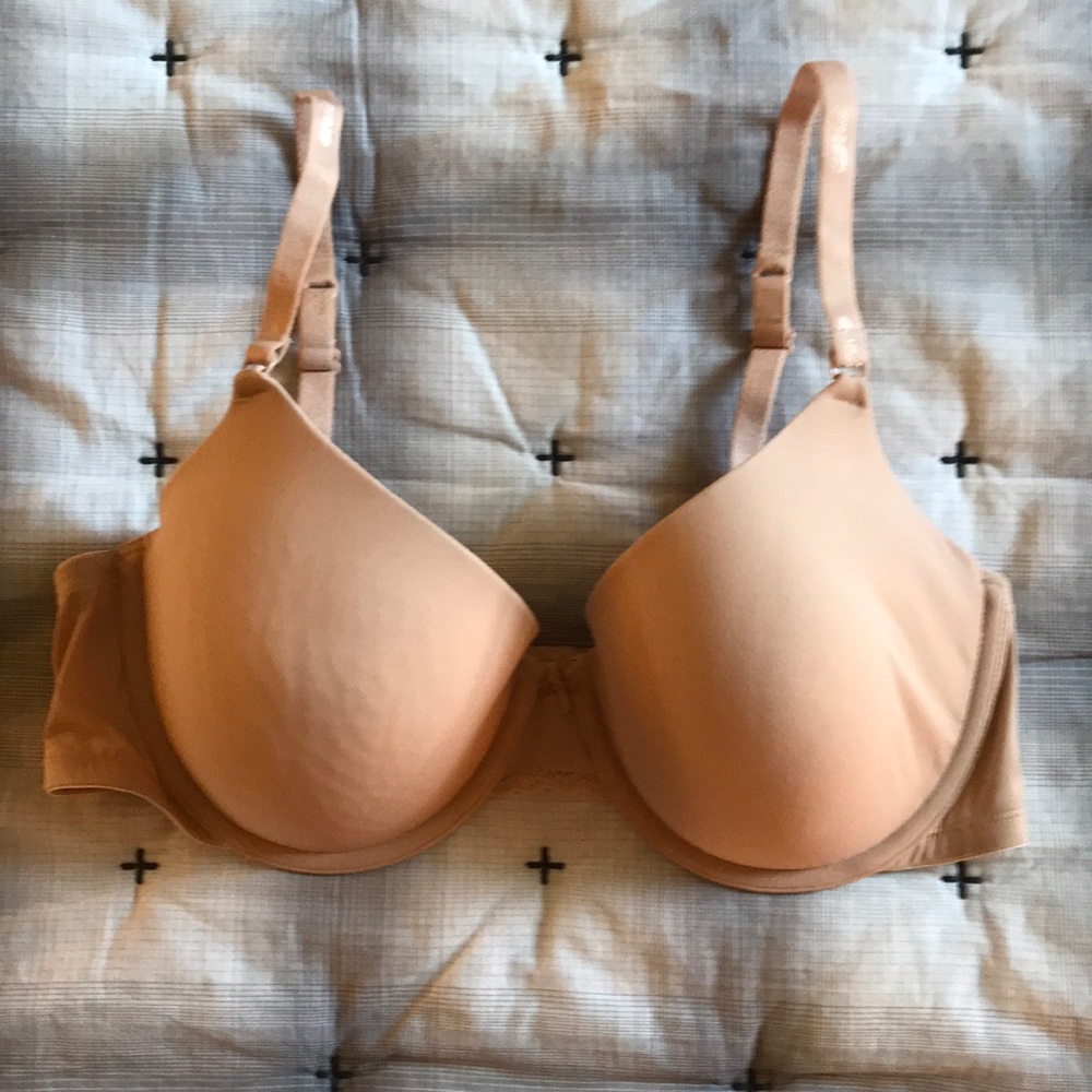 Aerie nude lightly lined underwire bra 38C